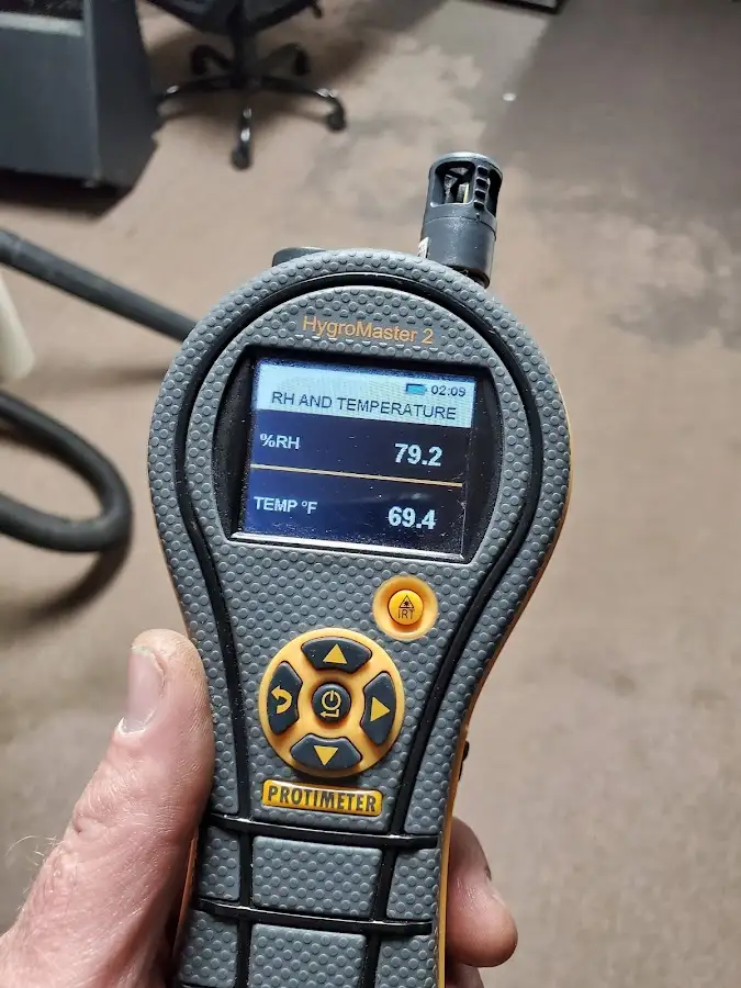 Moisture meter humidity assessment for Fire & Smoke Damage Restoration in Dania Beach